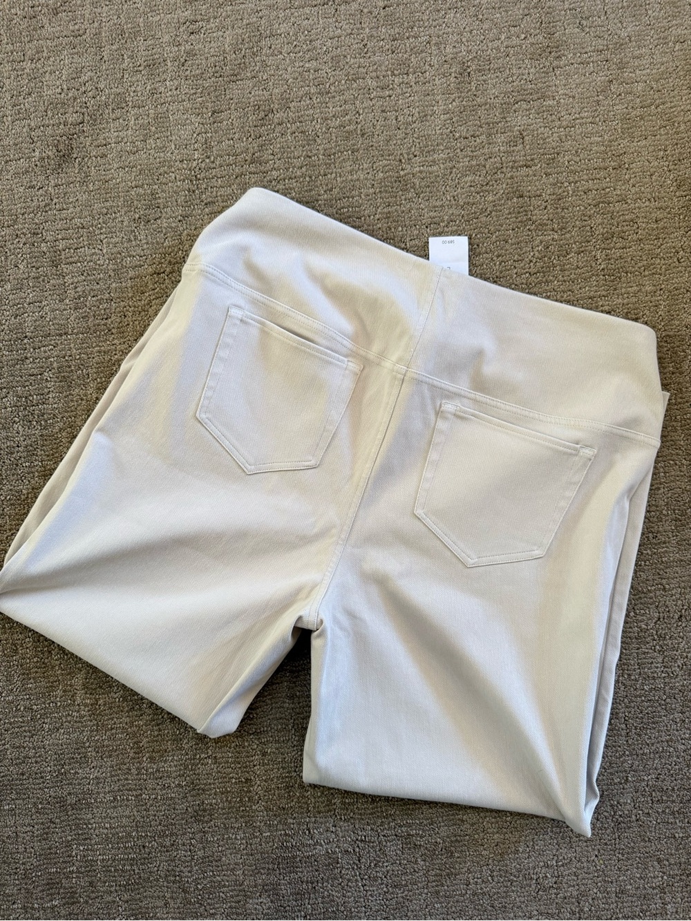 J Jill Wearever Oatmeal Cream Size large Pull-On Capris Pants NWT - Picture 6 of 6